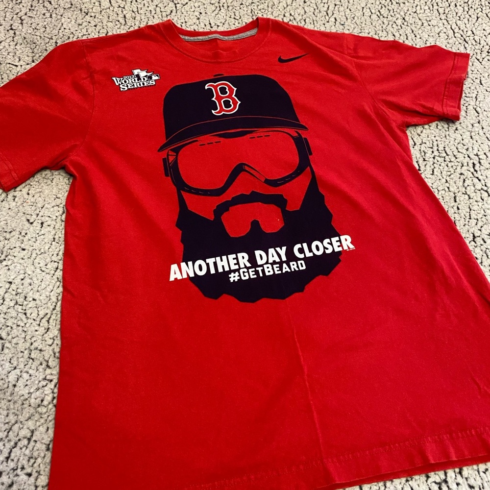 Nike Boston Red Sox 2013 World Series “Another Day Closer” dri fit shirt Medium